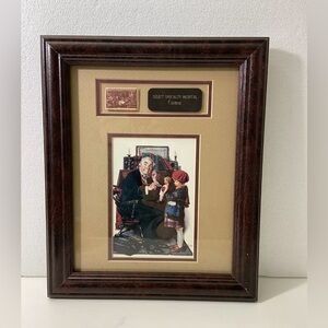 Norman Rockwell The Doctor and the Doll - Beautifully Framed 10 x 12 Art Print